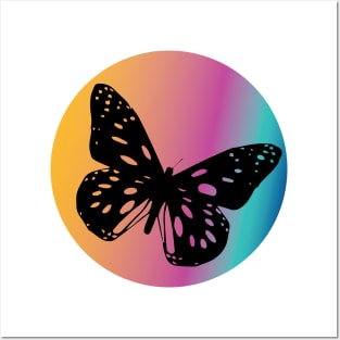 Retro Butterfly Posters and Art